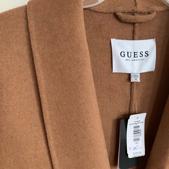 BNWT Guess Lightweight Oversized Wool Coat - XS - Picture 9 of 12